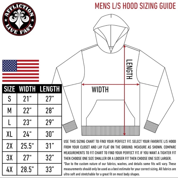 Xtreme Couture by Affliction Men's Zip Up Sweatshirt Hoodie Cast Iron Wings Bike - Picture 7 of 15